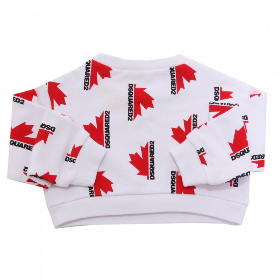 Felpa discount dsquared2 bambina