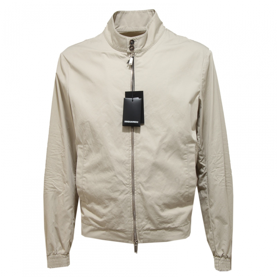 0029O giubbotto DSQUARED2 beige giubbotti uomo jackets men