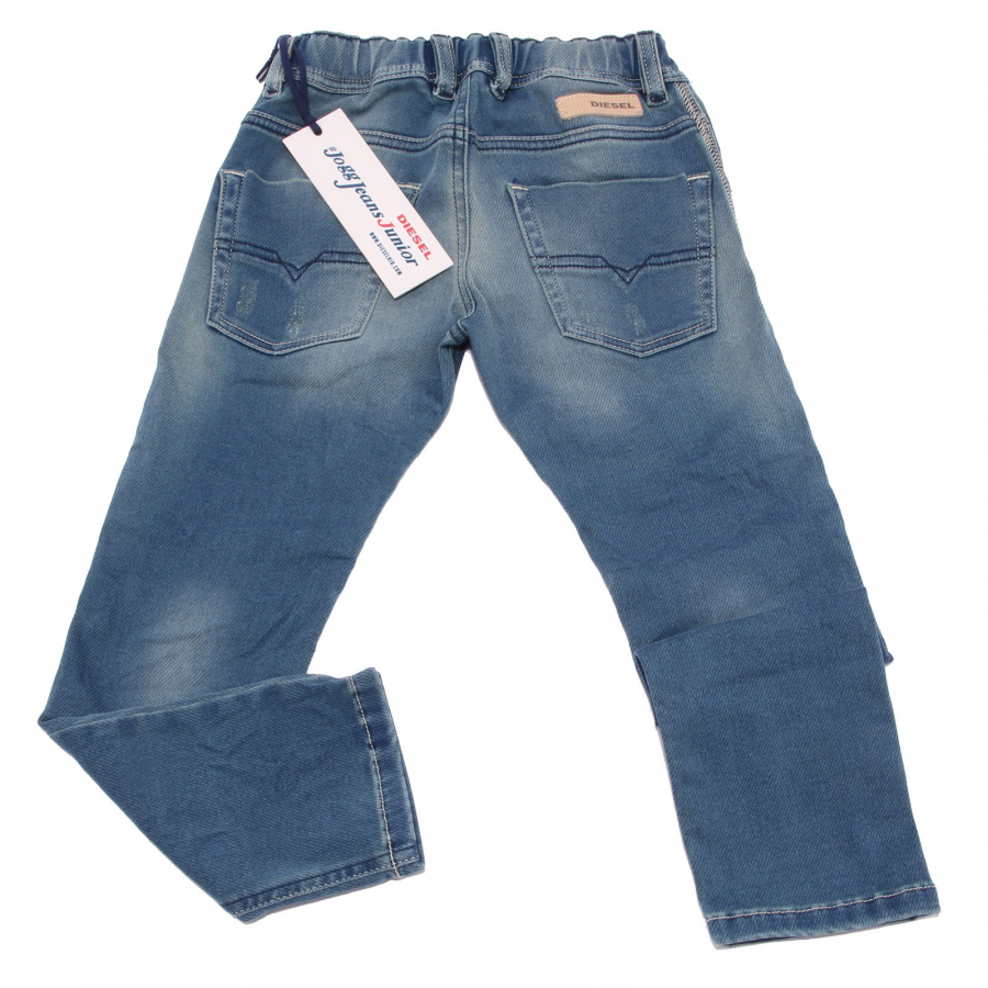 0030W jeans bimbo DIESEL blu denim slim stretch pant kid