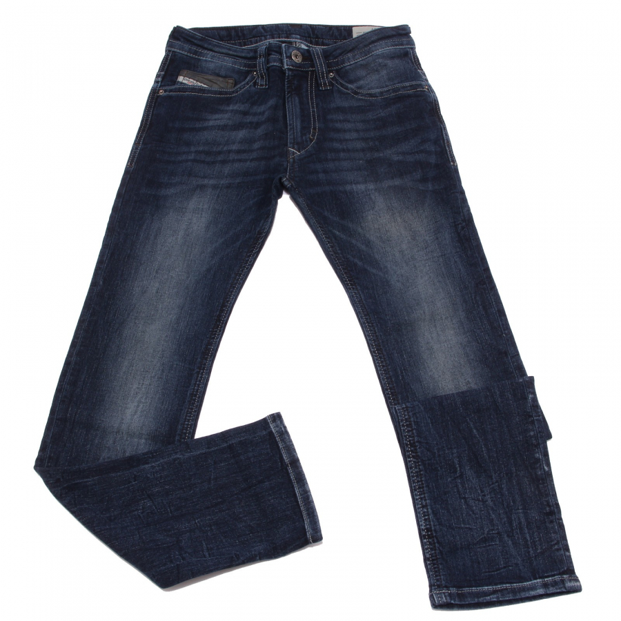 0035W jeans bimbo DIESEL blu denim slim skinny pant kid
