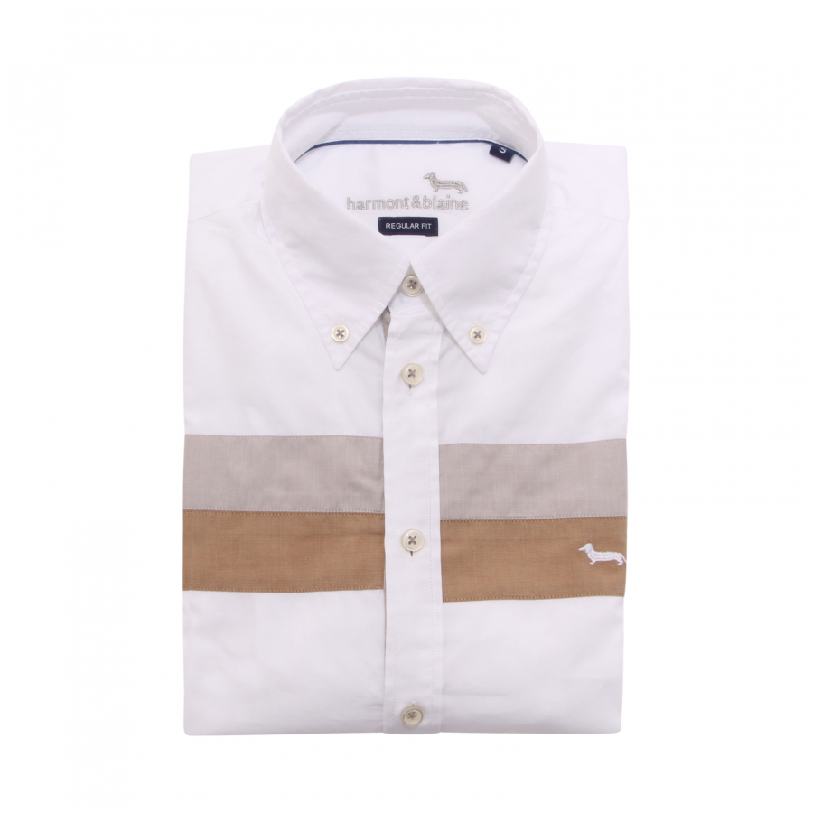 0044AQ camicia uomo HARMONT BLAINE REGULAR FIT man shirt