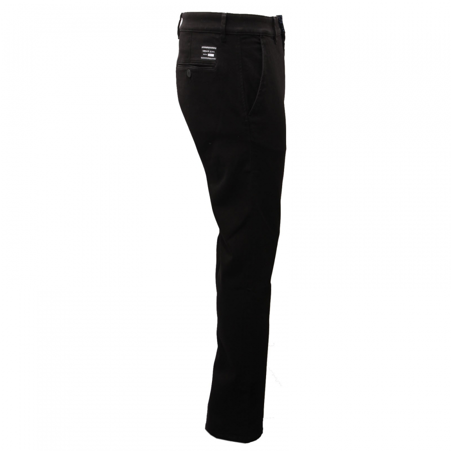 0159AD jeans uomo VERSACE JEANS cotton black denim trouser