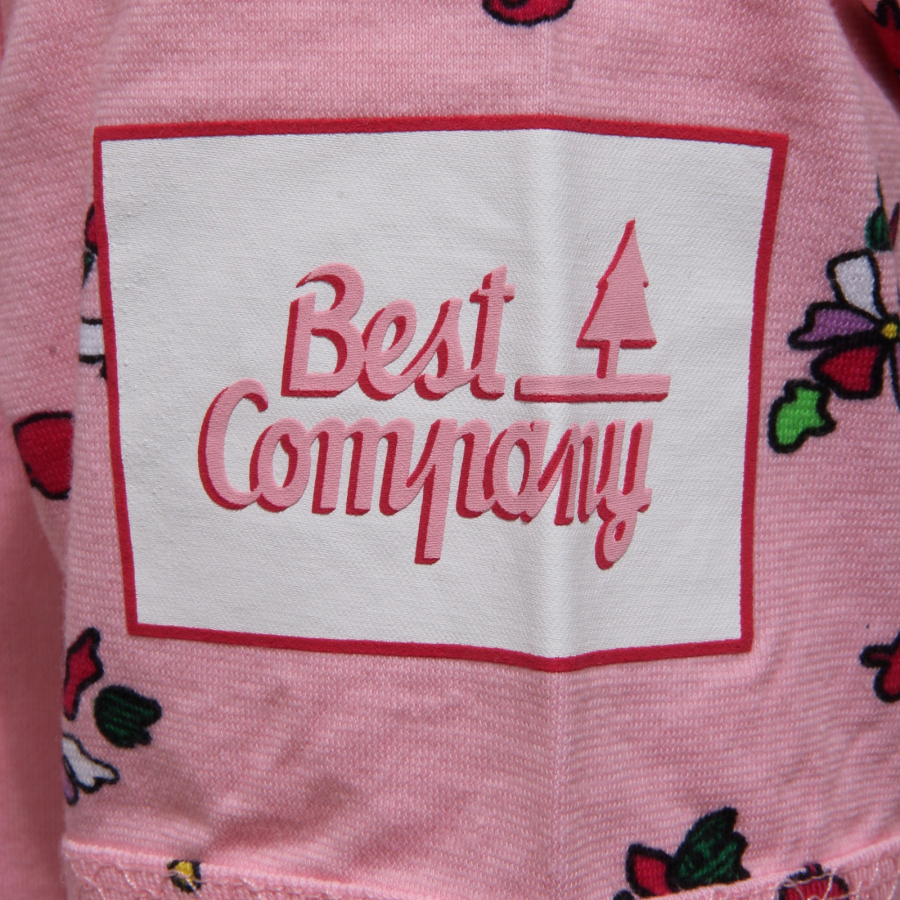 0529AB maglia donna BEST COMPANY pink multicolor cotton t shirt woman