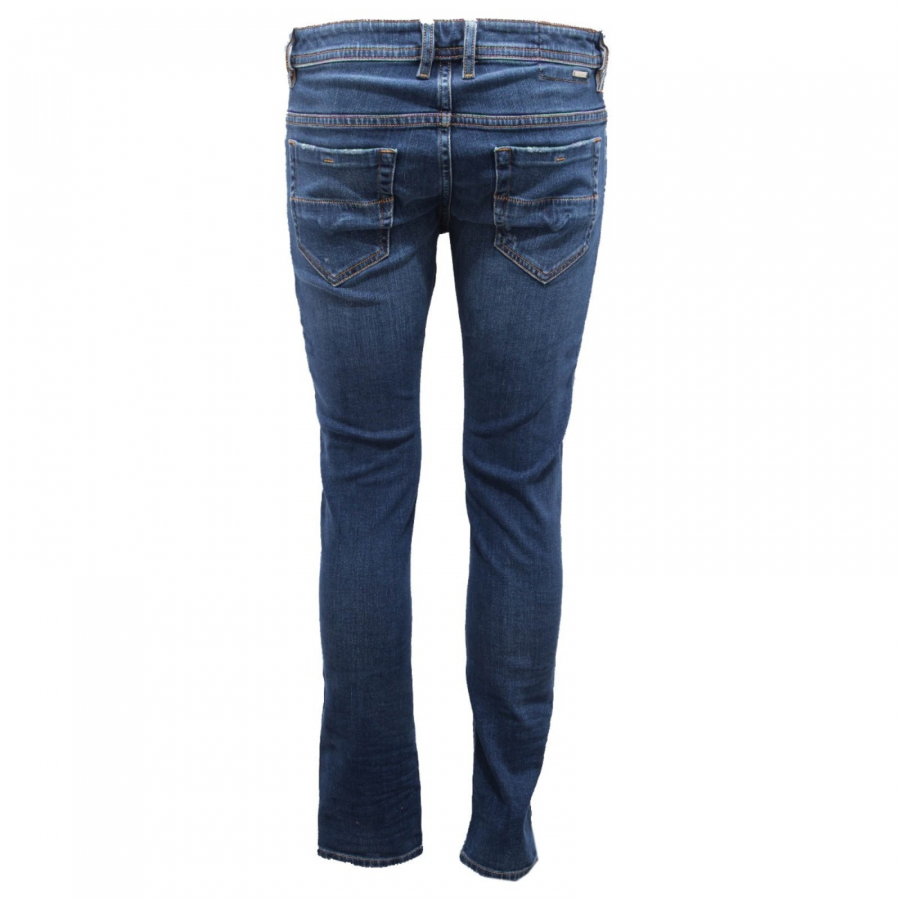 0600AI jeans uomo DIESEL THOMMER man denim trouser slim skinny fit blue