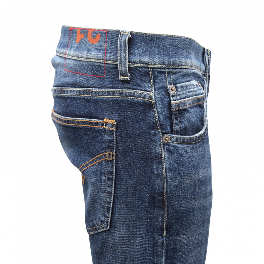0767AT jeans uomo DONDUP RITCHIE SKINNY FIT man trousers