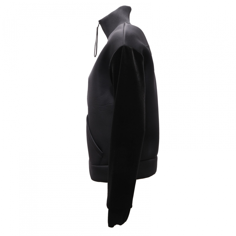 Felpa top neoprene donna
