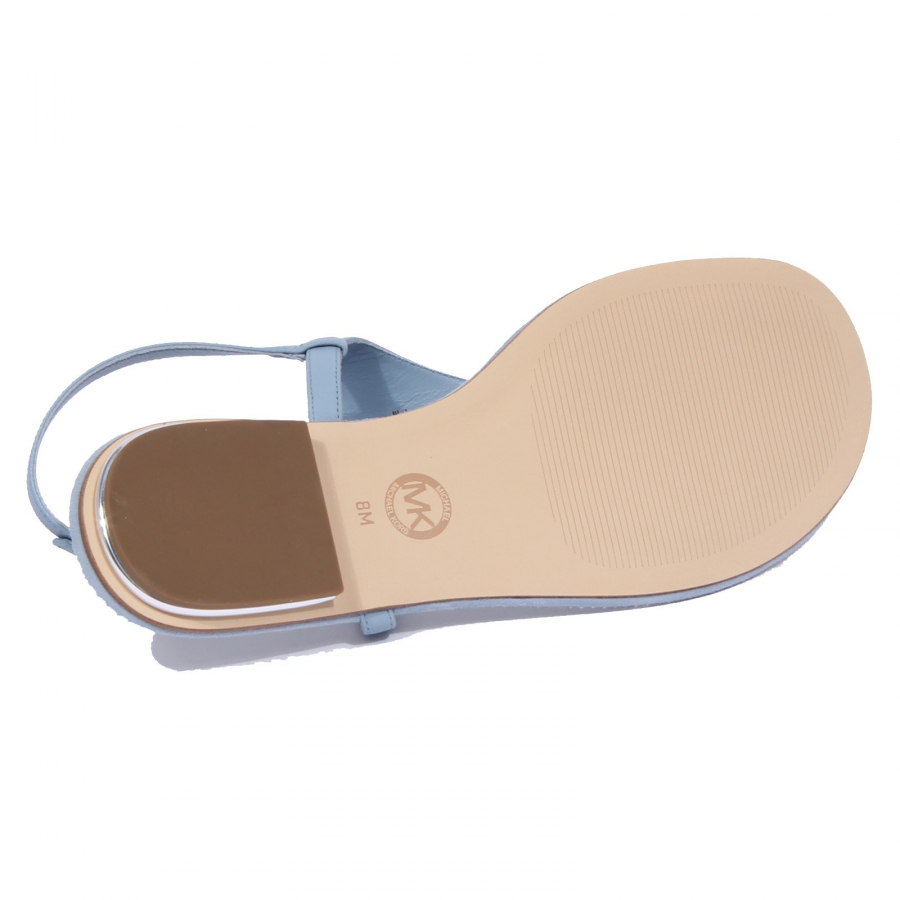 0834J infradito donna light blue MICHAEL KORS swarovski flip flops woman