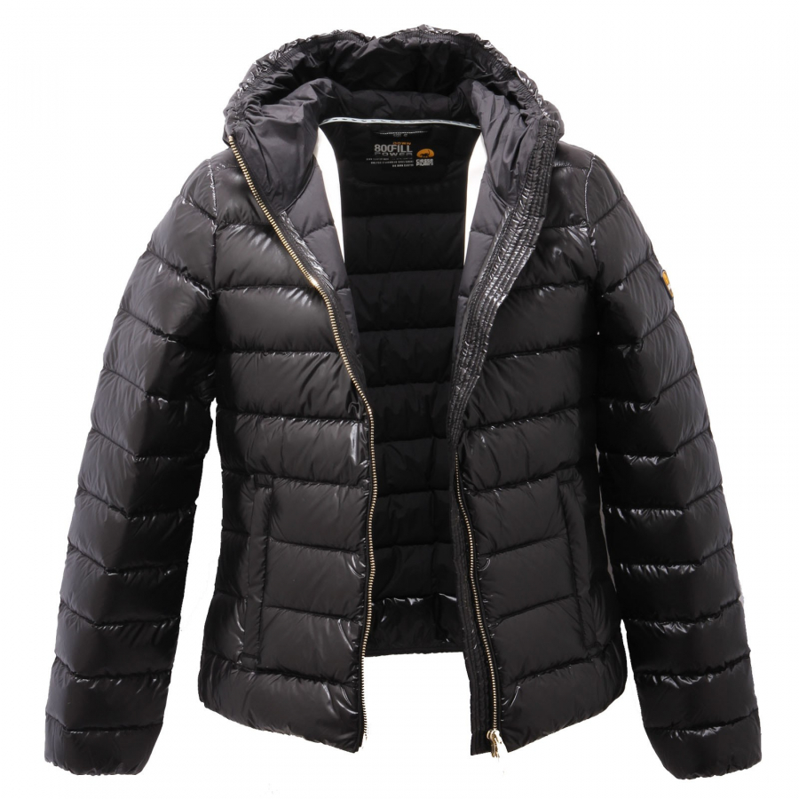 0889AF giubbotto donna CIESSE PIUMINI CELIA black down