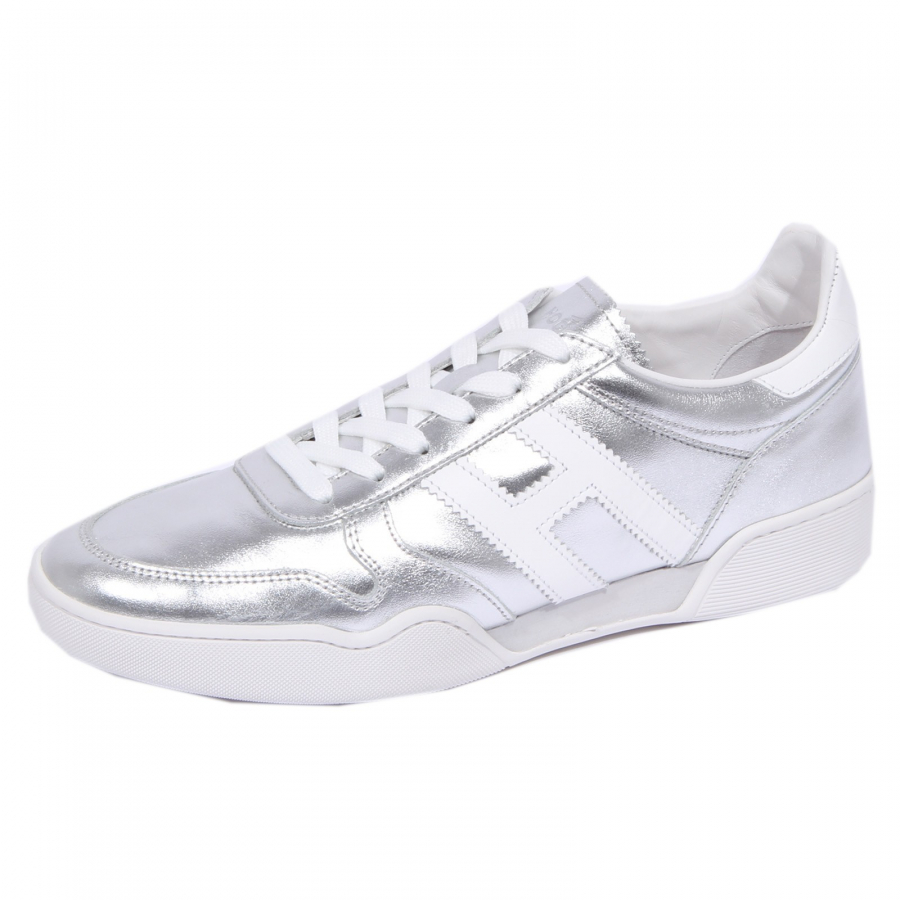 1119J sneaker donna silver HOGAN H357 scarpe metallic effect shoe woman