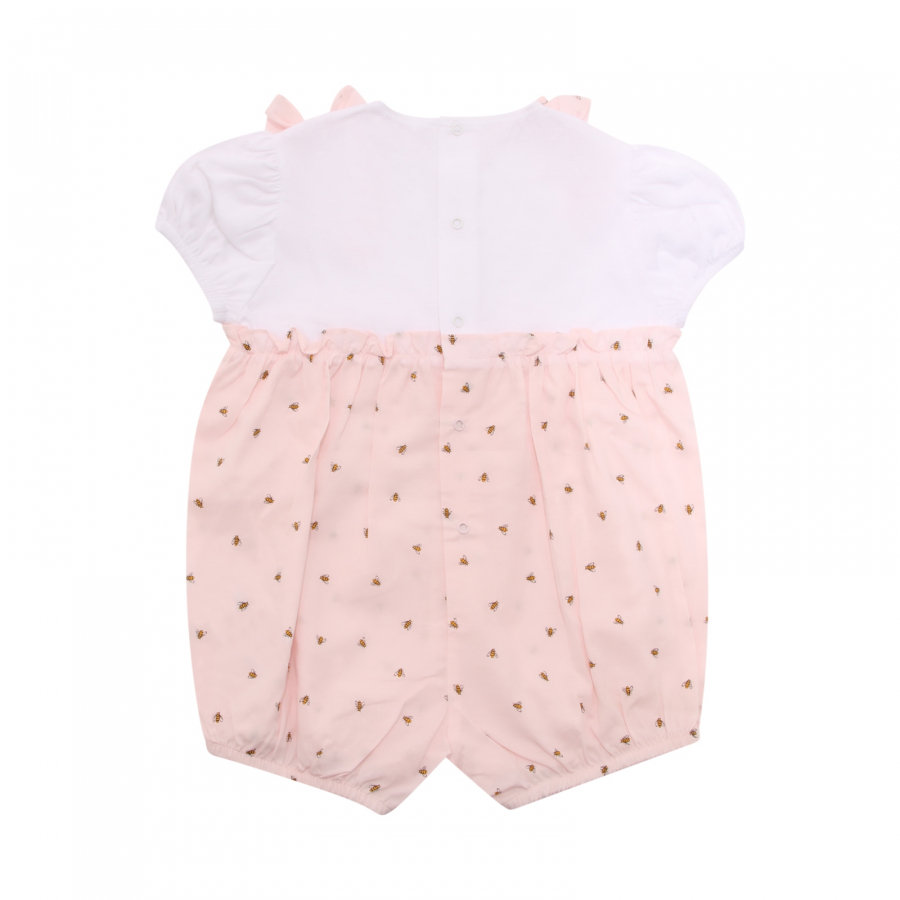 1260AQ tutina bimba IL GUFO girl kids romper