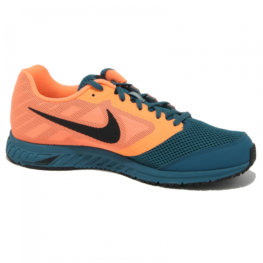 1363O sneaker uomo NIKE ZOOM FLY arancione verde petrolio shoe men