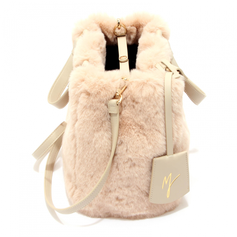 1514AO borsa donna MANILA GRACE woman vegan fur bag