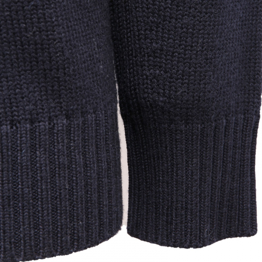 1528AL dolcevita uomo KANGRA man wool turtleneck sweater blue