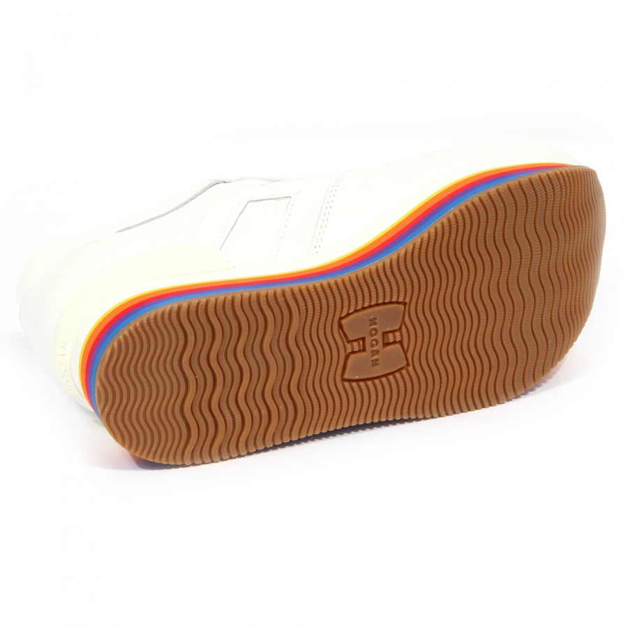 1717J sneaker donna white HOGAN 86 H421 scarpe micro rainbow shoe