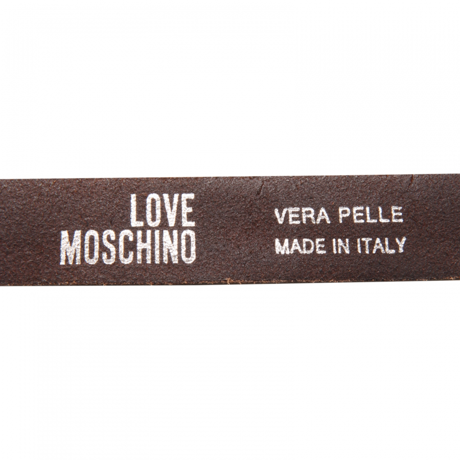 1790AU cintura donna LOVE MOSCHINO woman vintage effect belt