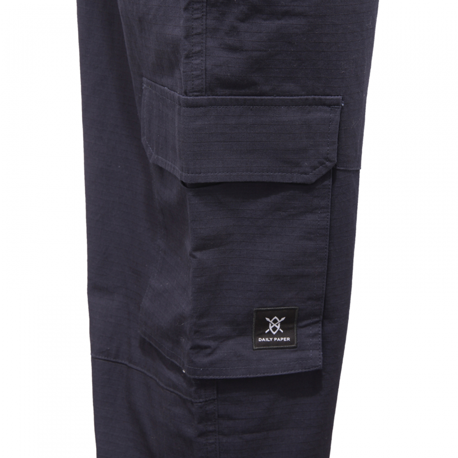 1854AT pantalone uomo DAILY PAPER MASHUN man cargo pants blue