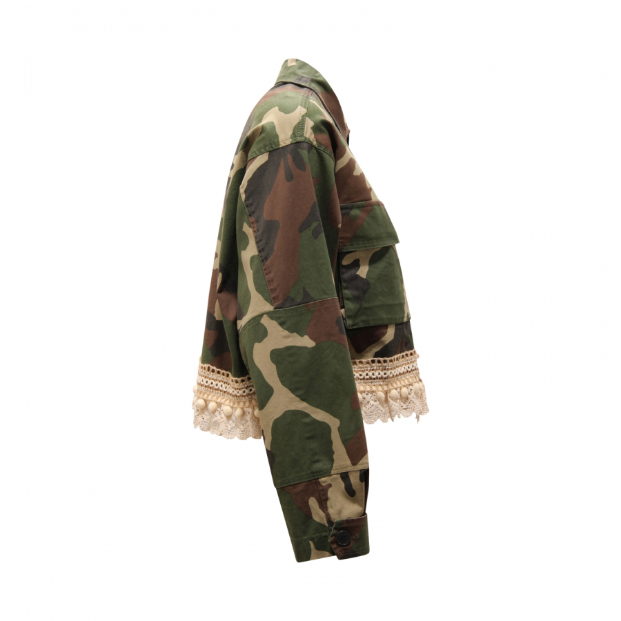 Giacca camouflage outlet zara