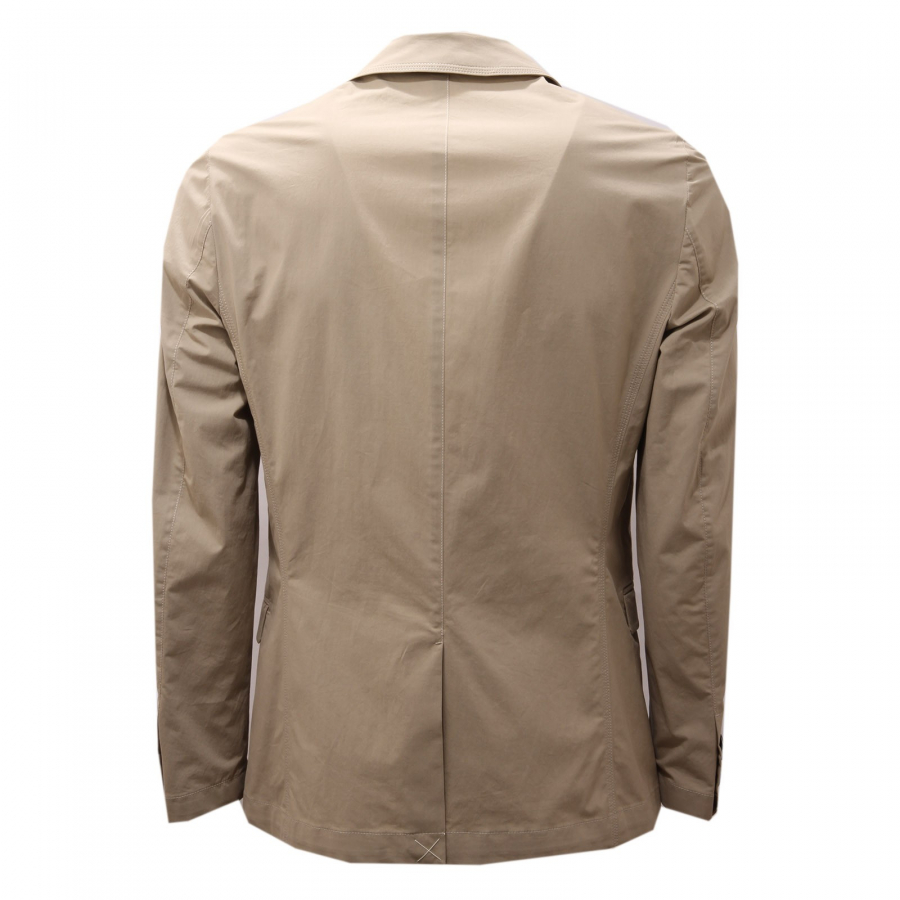 1870AG giacca uomo PAOLO PECORA light brown cotton blend jacket man