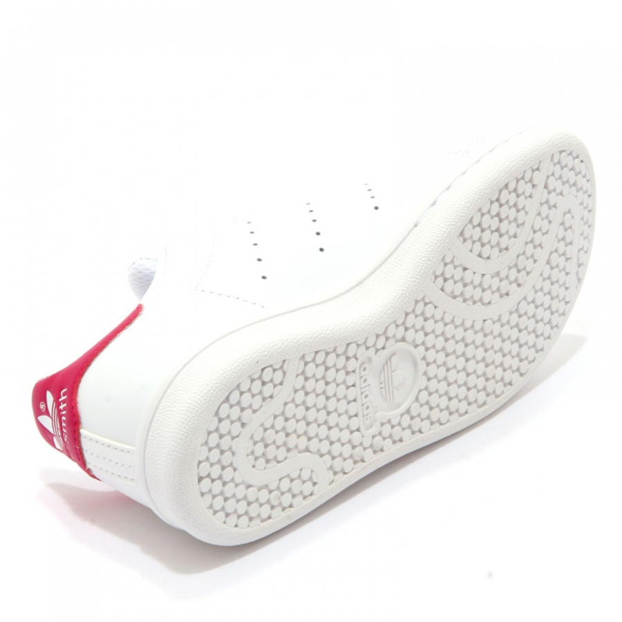 1923AL sneaker bimba girl ADIDAS STAN SMITH kids shoes white fucsia