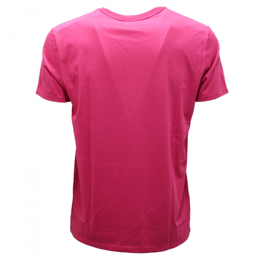 2029AH maglia uomo LACOSTE fucsia cotton pima t shirt men