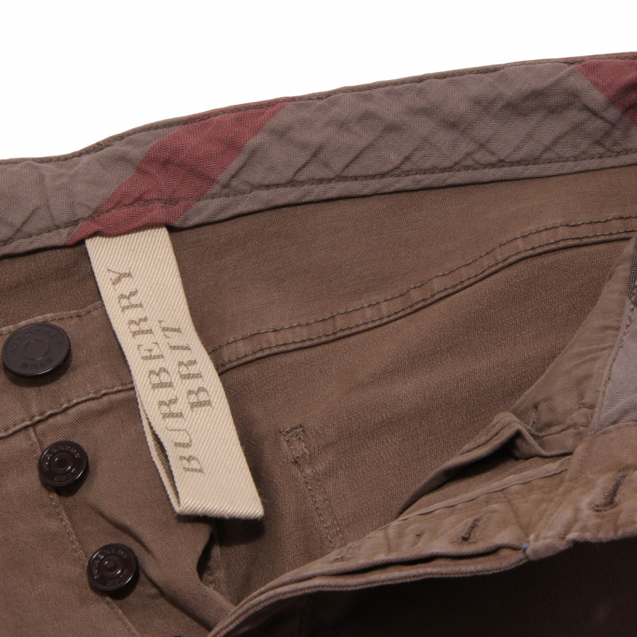 Burberry jeans mens brown cheap