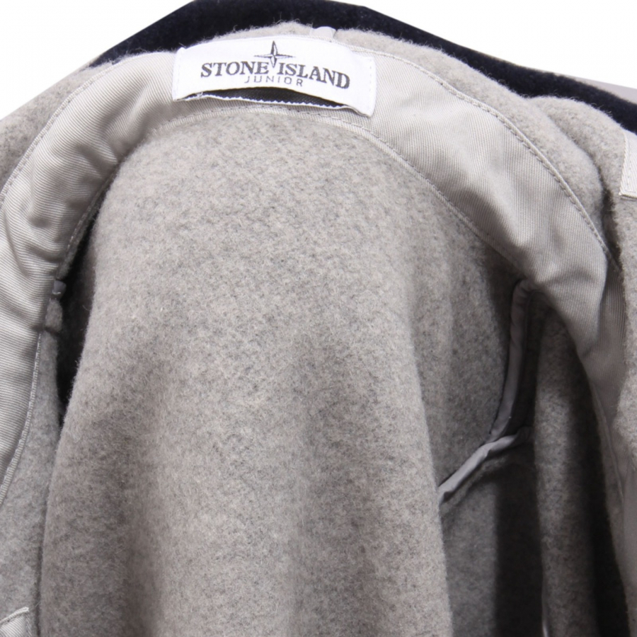 2203AL montgomery bimbo boy STONE ISLAND kids wool blend coat blue