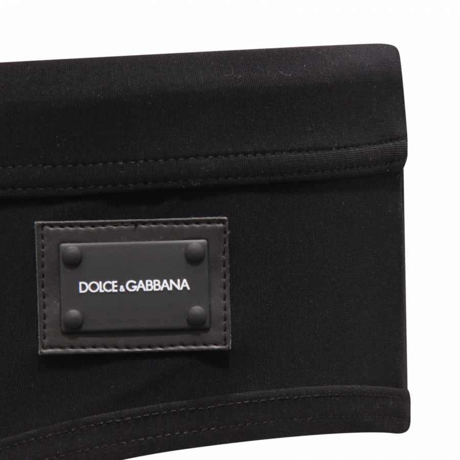 2215AS costume slip uomo DOLCE GABBANA man beachwear black