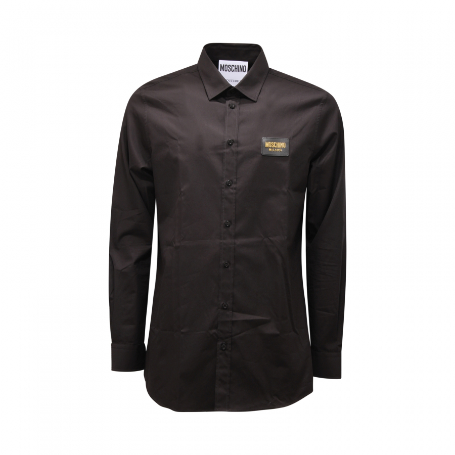 2231AQ camicia uomo MOSCHINO COUTURE man shirt black