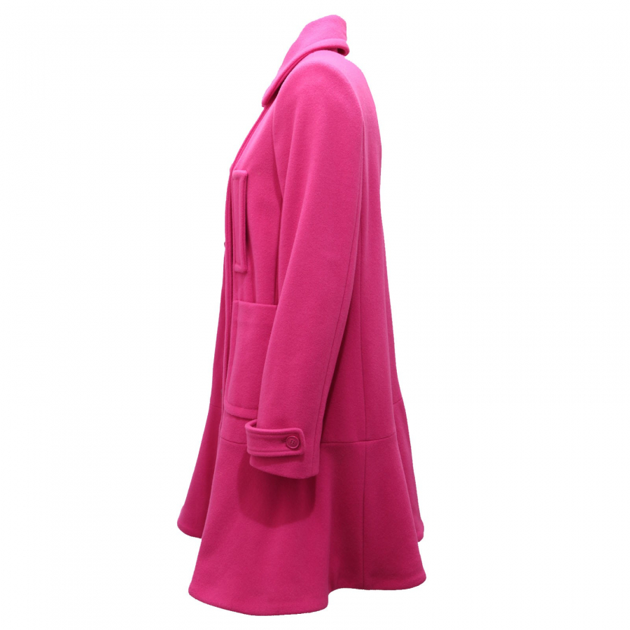 2287AE cappotto donna EMPORIO ARMANI mix wool pink coat woman