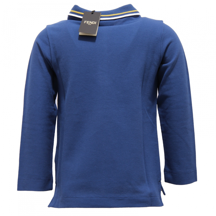 FendiFendi 2373V Polo Bimbo Blue Polo t-Shirt Cotton Kid 