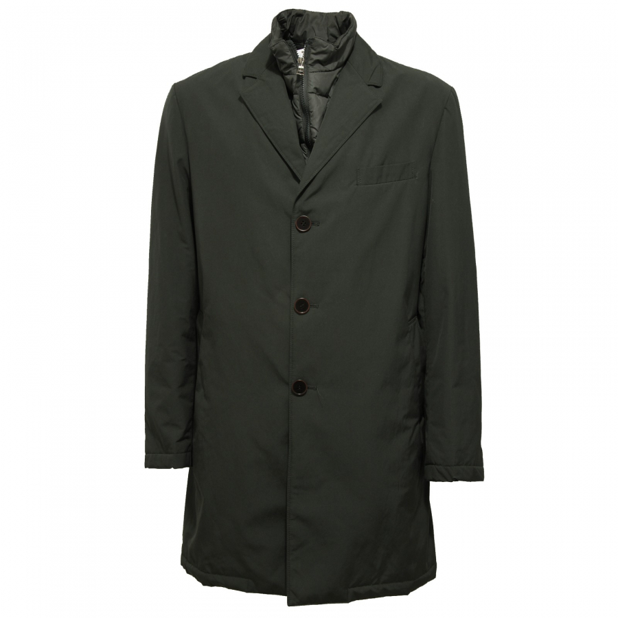 2481J trench uomo TRUSSARDI green jacket coat man