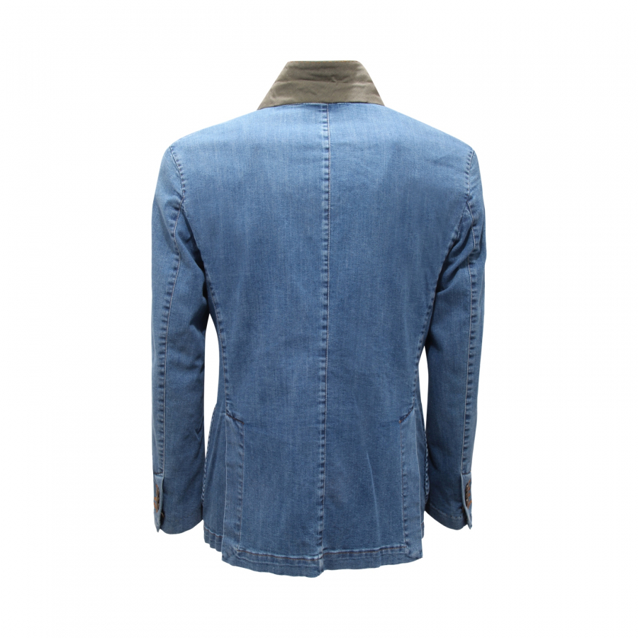 2598AT giacca doppiopetto uomo MARTIN ZELO man denim jacket
