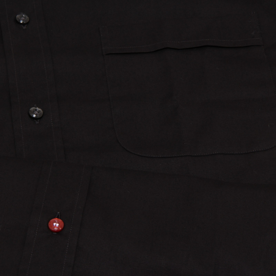 2621P camicia manica corta nera CARREL camicie uomo shirt men