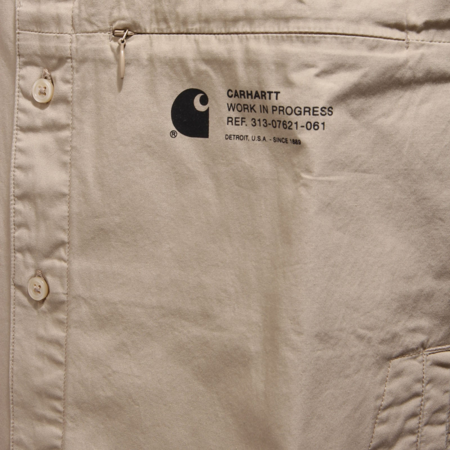 2665AC camicia uomo CARHARTT beige cotton shirt men