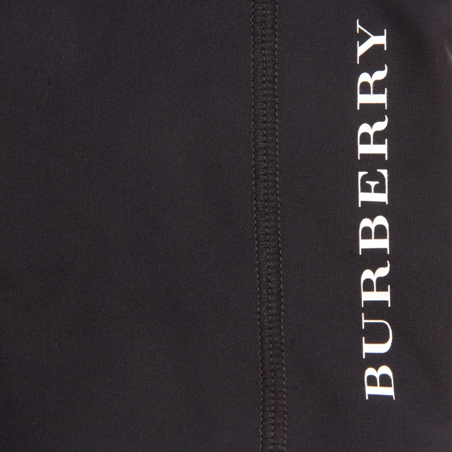 2686AZ COSTUME BIMBO BURBERRY BOY KIDS BEACHWEAR BLACK