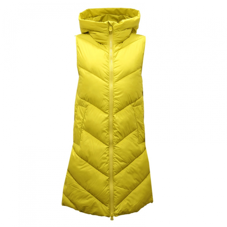 Save The Duck sleeveless hooded gilet - Yellow