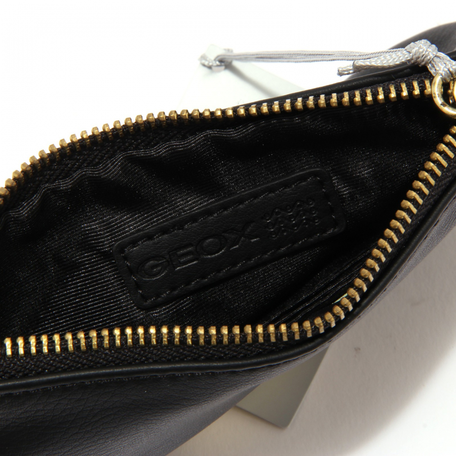 3032U mini pochette donna portatessere GEOX black mini handbag woman