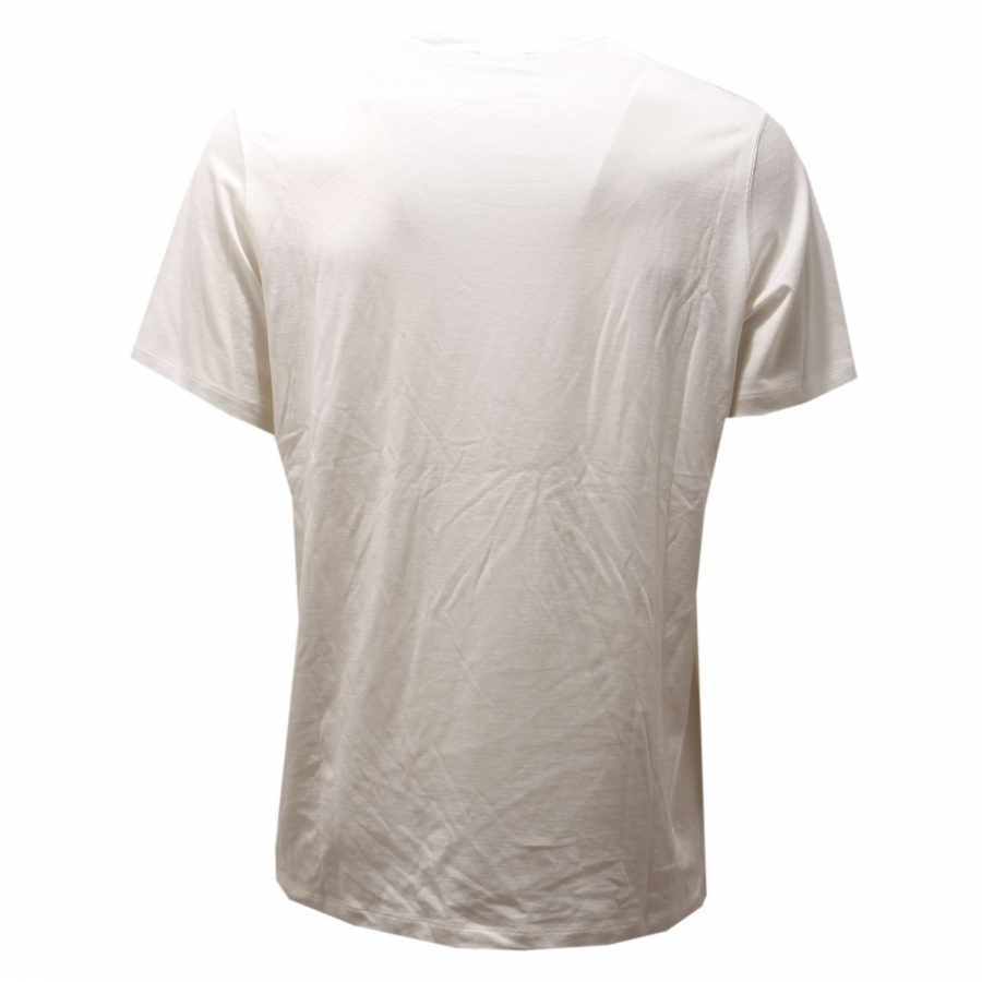 3184AC maglia uomo KAOS off white silk cotton t-shirt man
