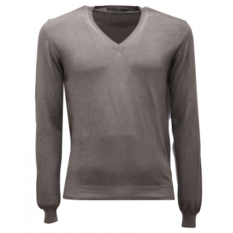 3350AF maglione uomo GUESS BY MARCIANO grey delave cotton sweater men