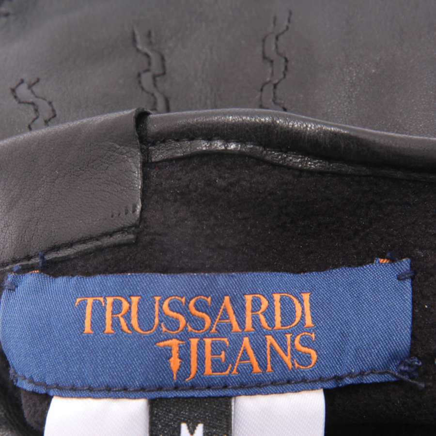 3382AO guanti men TRUSSARDI JEANS man gloves black
