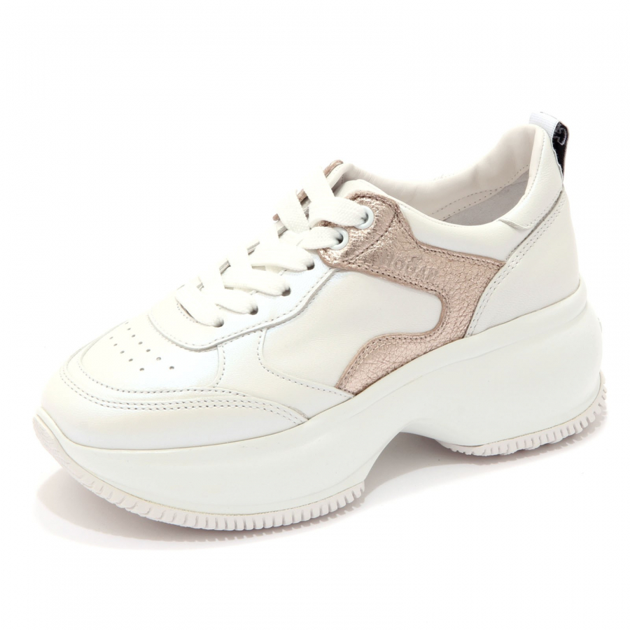 3408AD sneaker donna HOGAN MAXI ACTIVE WHITE shoes woman