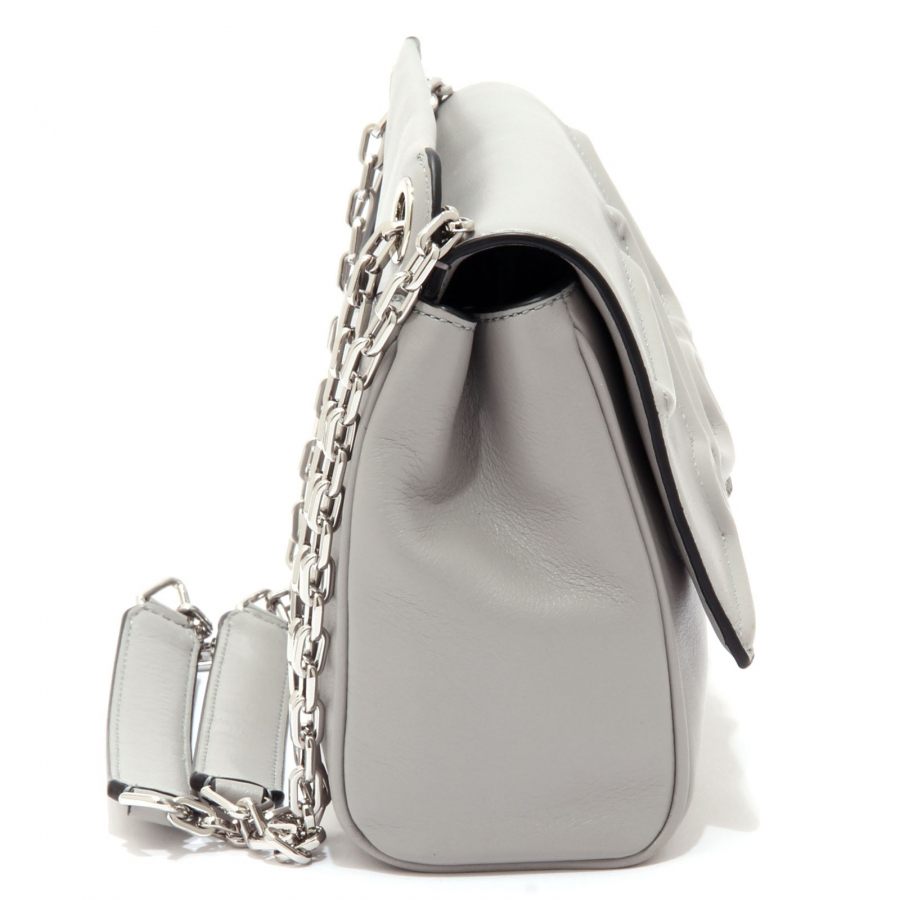 borsa donna KARL LAGERFELD SEGNO COLLA grey leather bag women