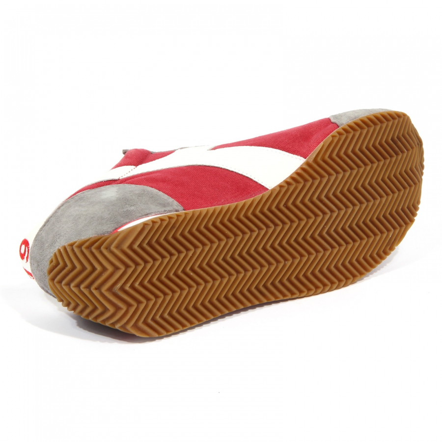 3547J sneaker uomo red grey DIADORA HERITAGE 1975 EQUIPE STONE