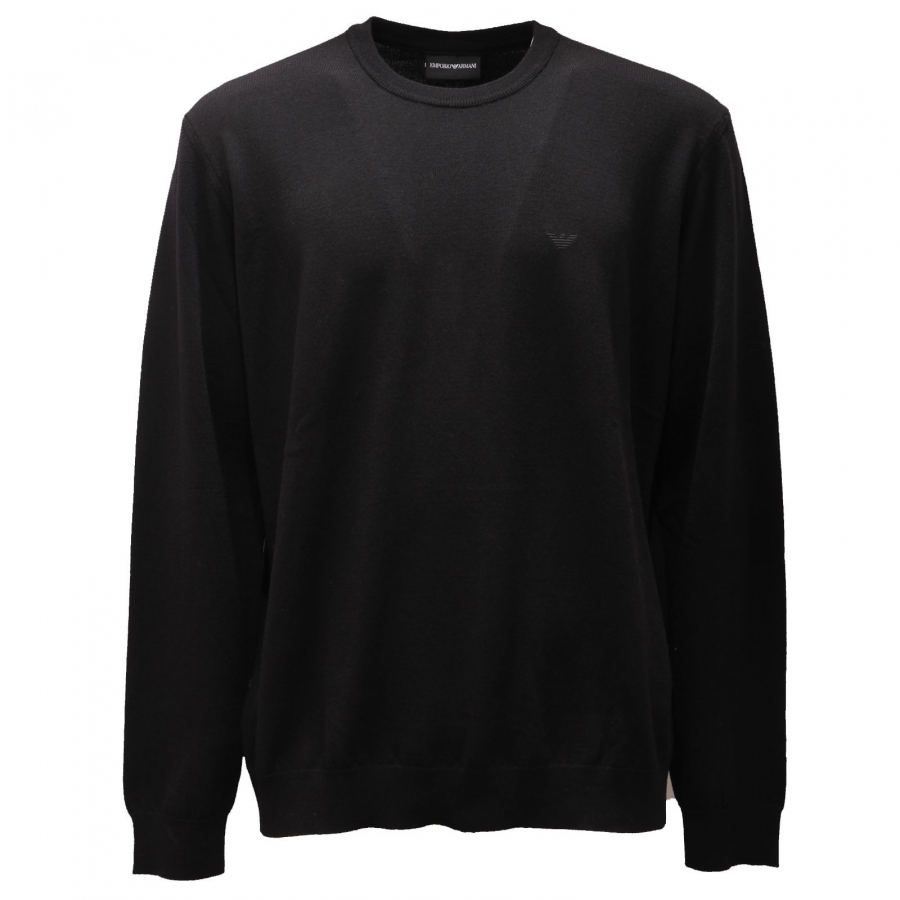 3590AE maglione uomo EMPORIO ARMANI black sweater man