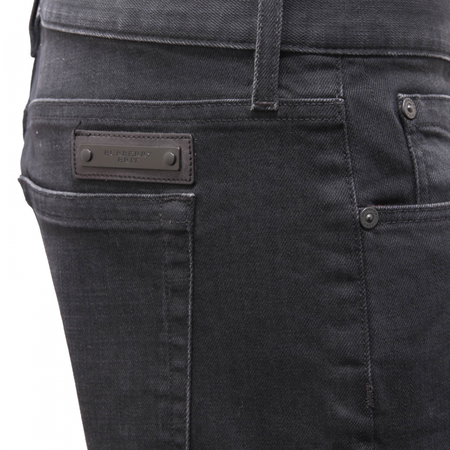 3624AM jeans uomo BURBERRY BRIT man denim trousers black