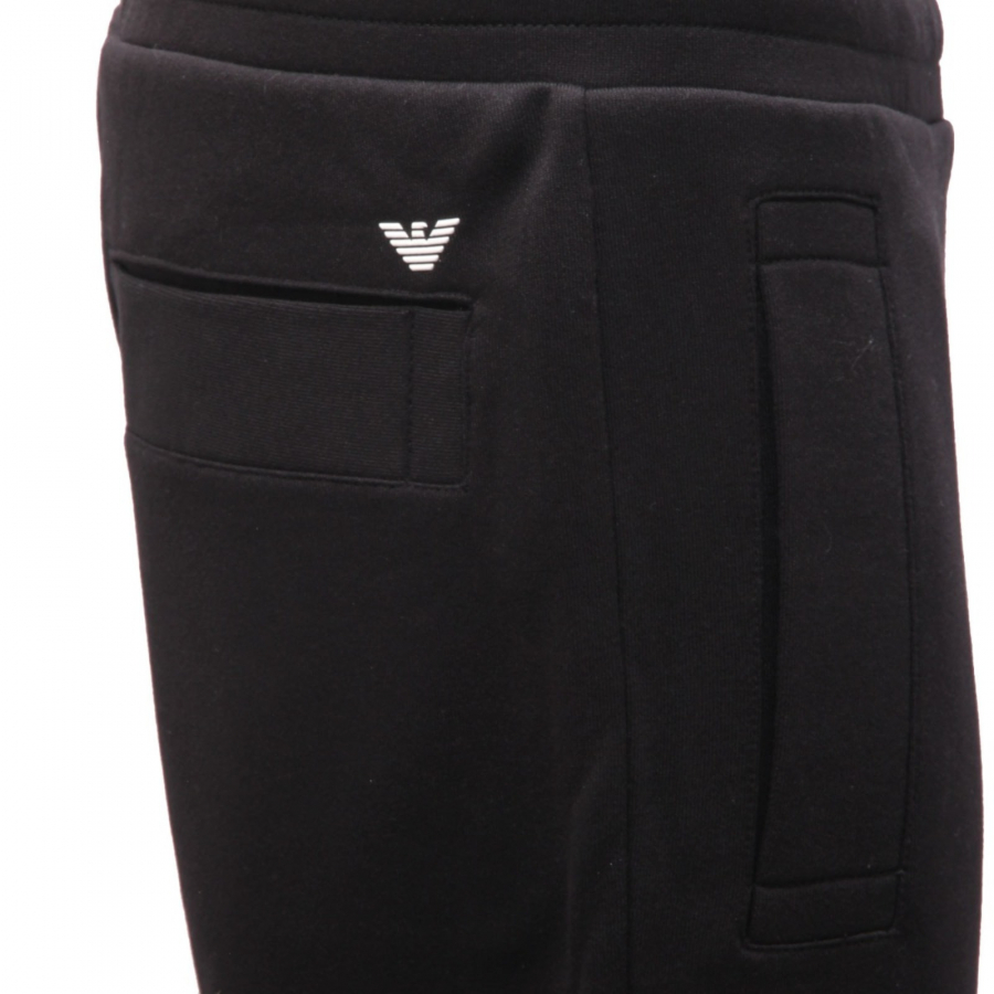 Men's black top armani joggers