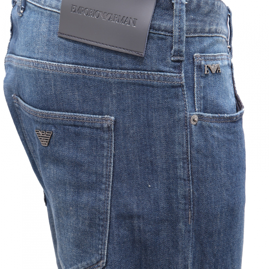 3946AG jeans uomo EMPORIO ARMANI blue denim trouser man