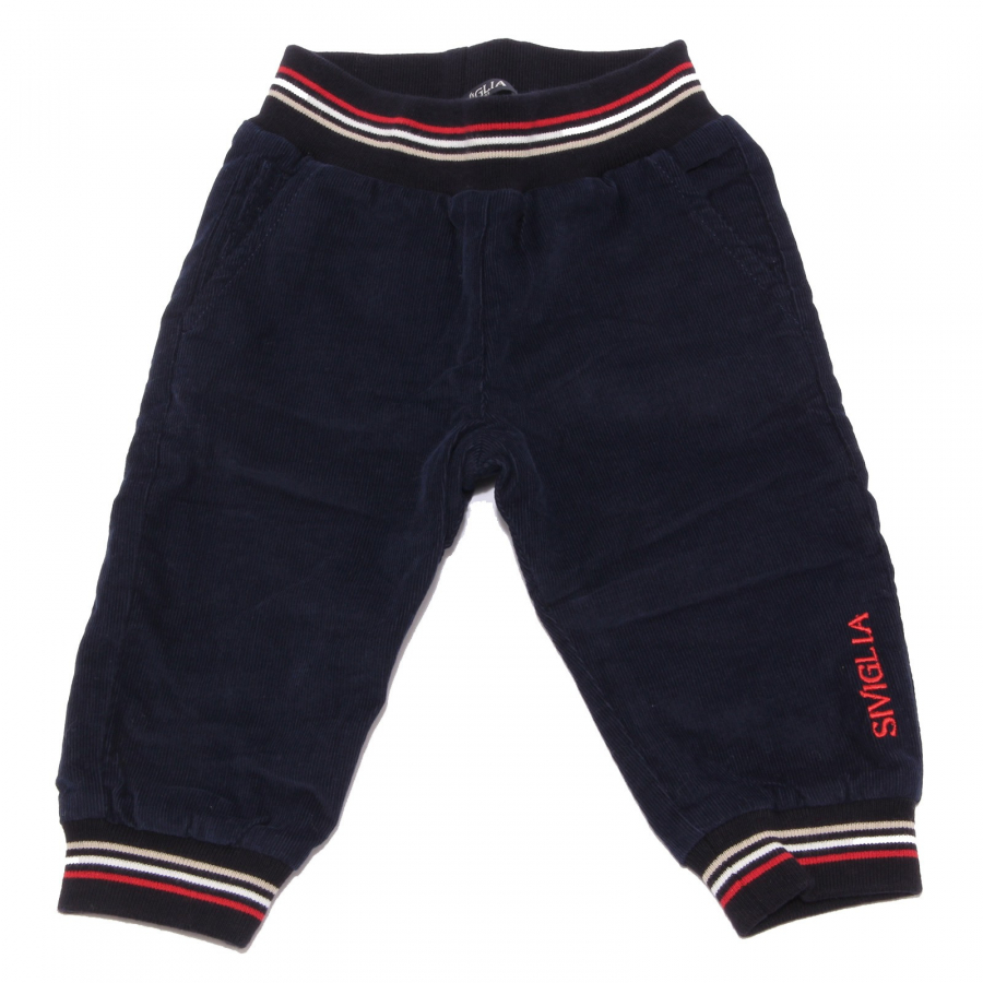 3988V tuta bimbo SIVIGLIA velluto blue sweatshirt pant velvet boy kid