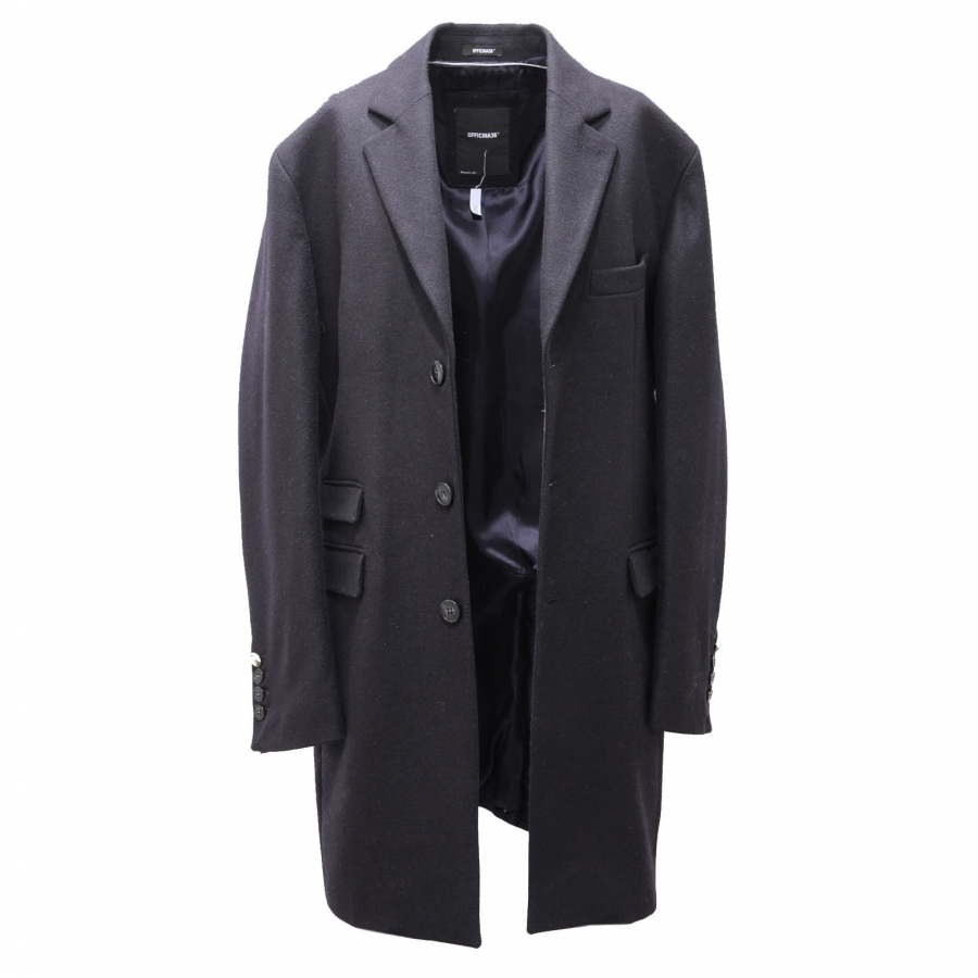 4167AF cappotto uomo OFFICINA36 blue mix wool jacket coat men