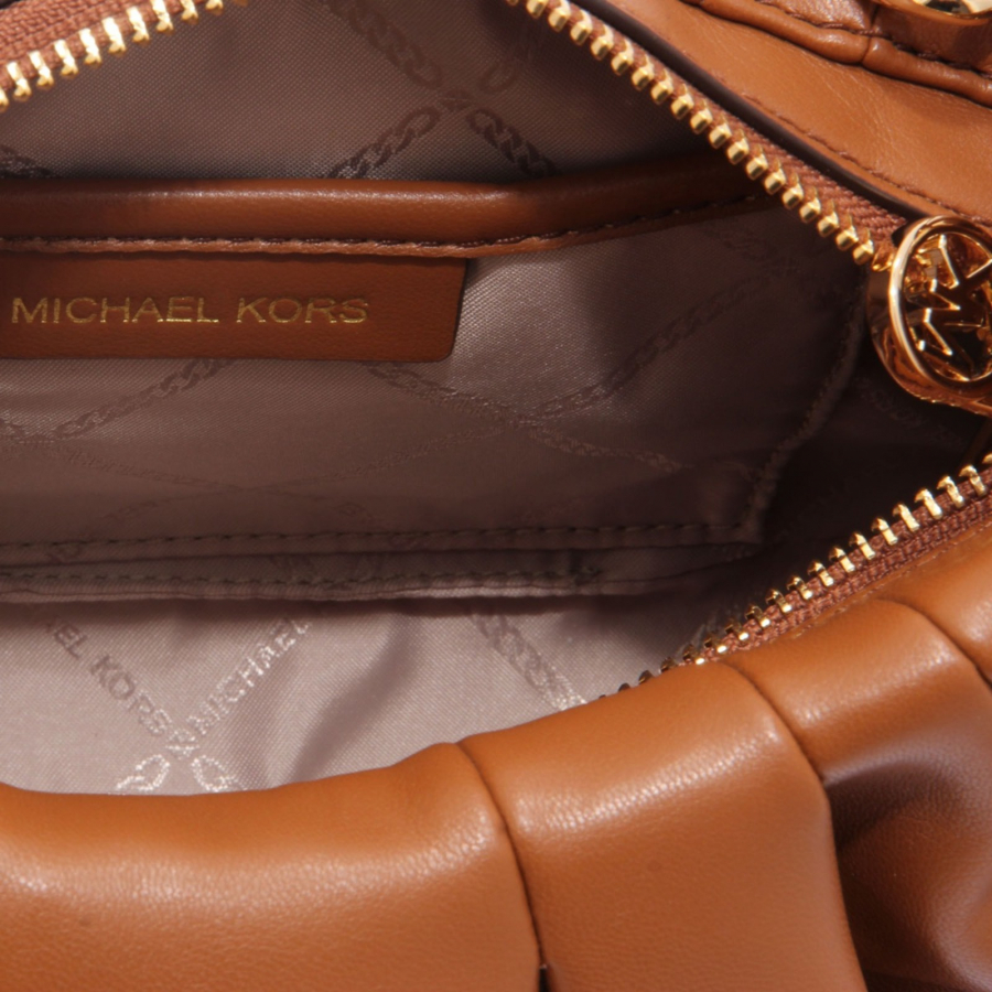 4245AI pochette donna MICHAEL KORS woman HANNAH clutch bag light brown